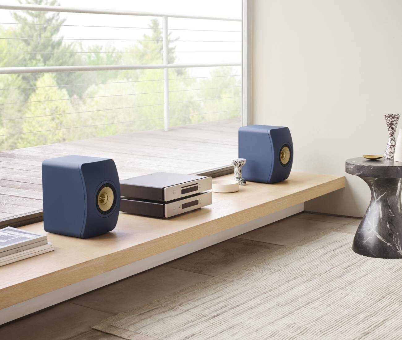 Crossover חנות סטריאו וקולנוע ביתי LS50 META KEF רמקולים מדפיים KEF