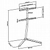 מעמד תליה לטלוויזיה Audio Line FS17-46F